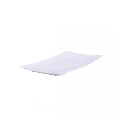 Zestaw 3 tac do serwowania Essenziale Gourmet - Biały, 28 x 17 cm
