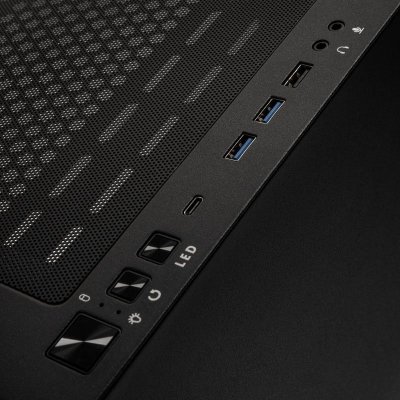 Kolink Unity Adapt ARGB Midi Tower Czarny, Przezroczysty