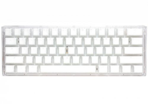 Ducky One 3 Aura White Mini Kailh Jel US klawiatura Gaming USB QWERTY Amerykański międzynarodowy Biały
