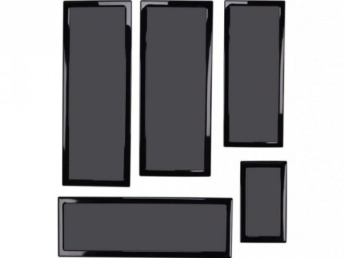 Demciflex Staubfilter-Set für Lian Li O11 Dynamic - schwarz/schwarz