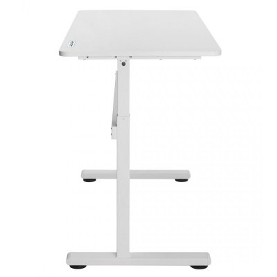 Biurko ręczna regulacja wys  Ergo Office, max 40 kg, max wys 117cm,  z blatem do pracy stojąco siedzącej, ER-401 W