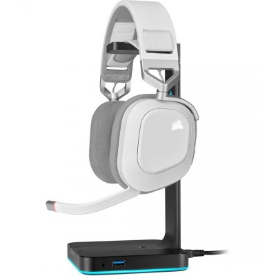 Słuchawki Corsair HS80 RGB Wireless White