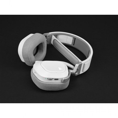 Słuchawki Corsair HS80 RGB Wireless White