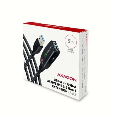 Kabel przedłużacz/repeater Axagon ADR-305 USB 3.2 Gen 1 A-M -&gt; A-F active extension/repeater cable 5m - Kabel - Digital/Daten