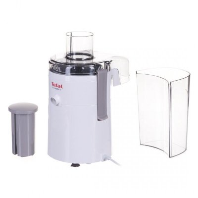 TEFAL | Sokowirówka | ZE370138 Fruitelia Plus | Biały/Pieprz | 350 W | Liczba prędkości 2 + Puls