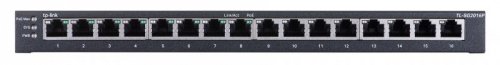 TP-Link TL-SG2016P łącza sieciowe L2/L3/L4 Gigabit Ethernet (10/100/1000) Obsługa PoE Czarny