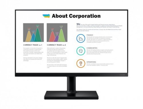 Samsung LF27T450FZU LED display 68,6 cm (27&quot;) 1920 x 1080 px Full HD Czarny