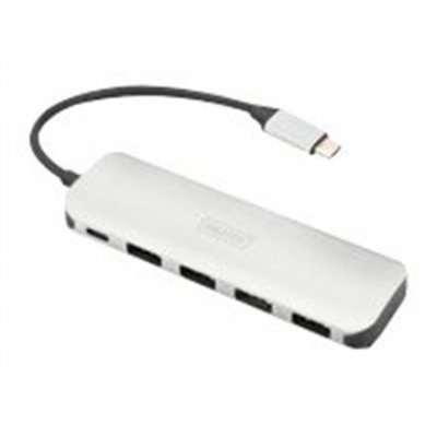 Digitus 4-portowy hub USB Type-C™ (USB 3.0) + PD