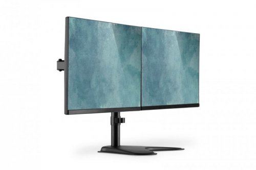 DIGITUS STOJAK BIURKOWY PODWÓJNY 2XLCD MAX. 32&quot; MAX. 2X 8KG UCHYL.-OBROT QUICK-RELEASE DA-90401