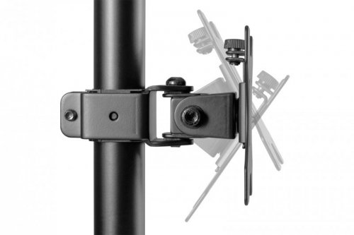 Uchwyt biurkowy pionowy 2xLCD max. 32&quot; 8kg