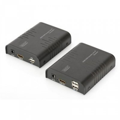 Digitus Przedłużacz sygnału wideo HDMI KVM przez IP, zestaw