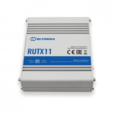 Router bezprzewodowy Teltonika RUTX11000000 (3G/4G/LTE SIM, 3G/4G/LTE USB; 2,4 GHz, 5 GHz)