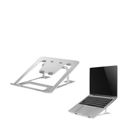 Neomounts NSLS085SILVER stojak na laptop Podstawka na notebooka Srebrny 43,2 cm (17&quot;)