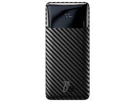 BASEUS POWERBANK BIPOW 20000MAH, 2XUSB, USB-C, 20W (CZARNY)