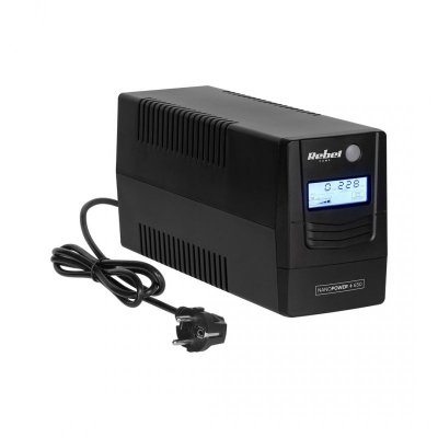 Zasilacz awaryjny komputerowy UPS REBEL Nanopower PLUS 1000 ( OFFLINE, 1000VA /