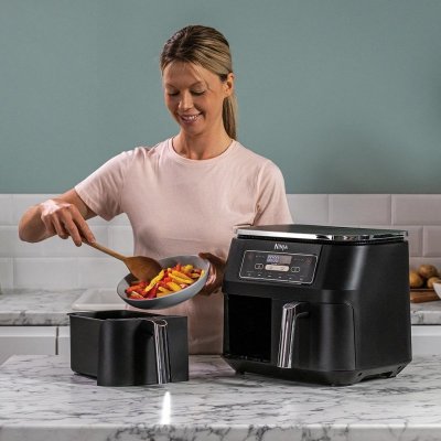 Ninja AF300 Podwójny 7,6 l Autonomiczny 1690 W Frytkownica na gorące powietrze Czarny