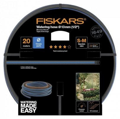 FISKARS WĄŻ OGRODOWY 1/2&quot; 20m - Q4