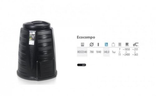 PROSPERPLAST KOMPOSTOWNIK  340L CZARNY