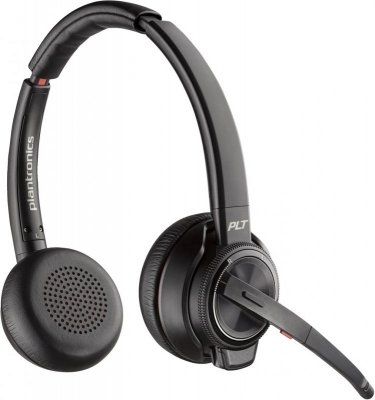 POLY Zestaw słuchawkowy Savi 8220 UC DECT 1880–1900 MHz USB-A