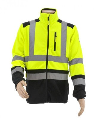 AW BLUZA POLAROWA T3/ ODBLASKOWA ŻÓŁTA/ XXXL