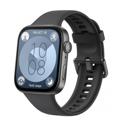Huawei WATCH Fit 3 4,62 cm (1.82&quot;) AMOLED Cyfrowy 408 x 480 px Ekran dotykowy Czarny Wi-Fi GPS