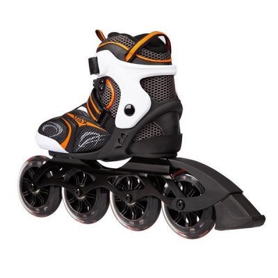 Łyżworolki NILS Extreme NA1060S czarno-pomarańczowe rozm. 39
