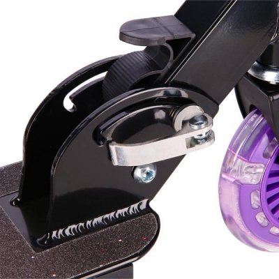 Hulajnoga NILS EXTREME HD025 LED fioletowa