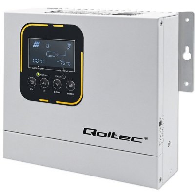 Przetwornica solarna do grzania wody Qoltec ECO Solar Boost | MPPT | BYPASS | LCD | 4kW