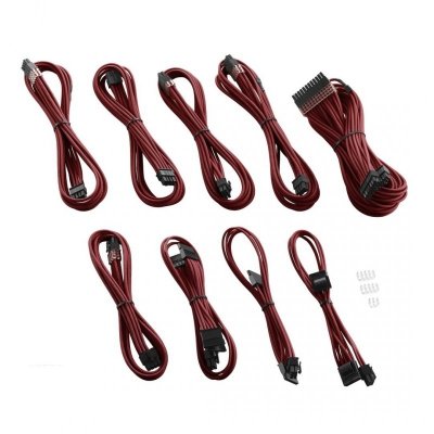 CableMod C-Series PRO ModMesh Zestaw do Corsair AXi/HXi/RM (żółta etykieta) - krwista czerwień