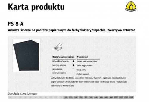 K.PAPIER ŚCIER.WODNY  P 800 PS8A/50szt
