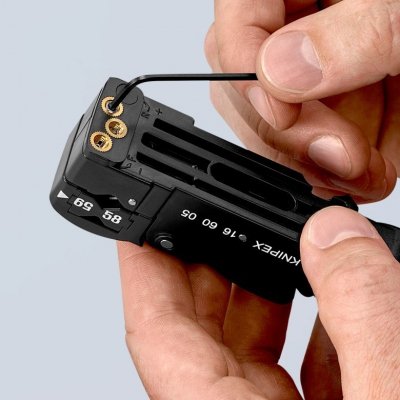 Knipex 16 60 05 narzędzie do zdejmowania izolacji Czarny