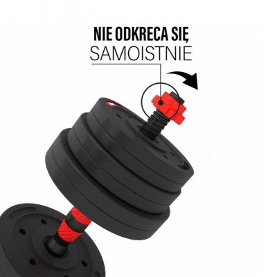 Sztangielki-Sztanga  2w1 SGP30 HMS 30 kg
