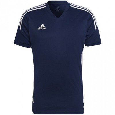 Koszulka męska adidas Condivo 22 Jersey V-neck granatowo-biała HA6291 XL