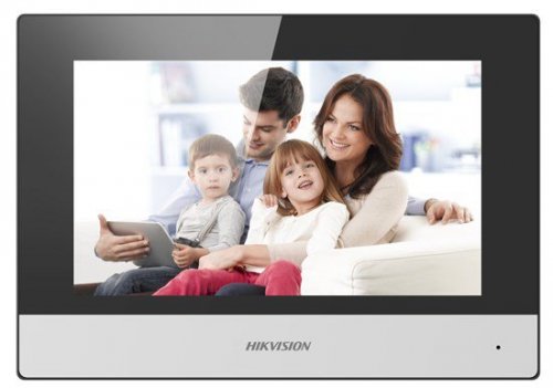 Hikvision DS-KH6320-WTE2 wideodomofon 17,8 cm (7&quot;) Czarny, Szary
