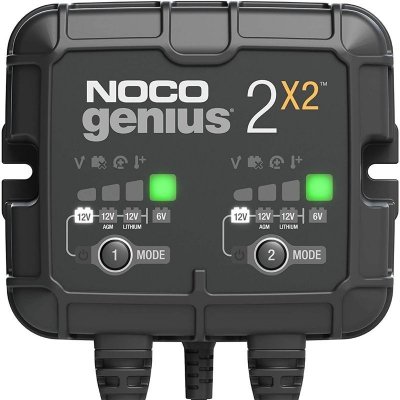 GENIUS2X2 4A 2-Bank Battery Charger