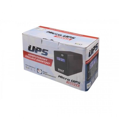 Zasilacz awaryjny  MicroUPS 1000VA/600W 1*9Ah