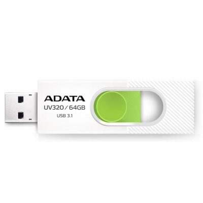 PAMIĘĆ USB USB3.1 64GB WHITE AUV320-64G-RWHGN ADATA
