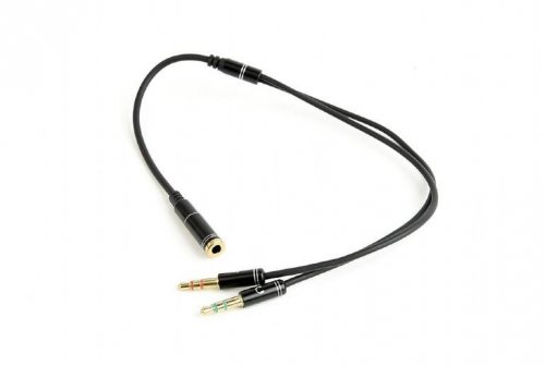 KABEL AUDIO 3.5MM SOCKET TO 2X3.5MM PLUG CCA-418M GEMBIRD