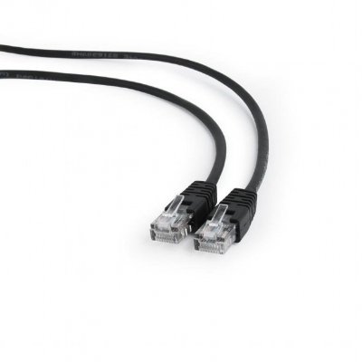 KABEL PATCH CAT5E UTP 3M BLACK PP12-3M/BK GEMBIRD