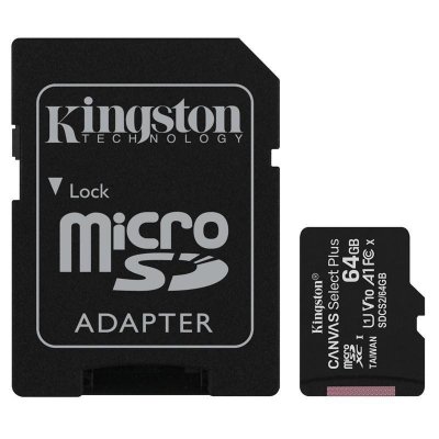 PAMIĘĆ MICRO SDXC 64GB UHS-I W/ADAPTER SDCS2/64GB KINGSTON