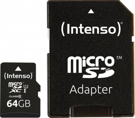 PAMIĘĆ MICRO SDXC 64GB UHS-I W/ADAPTER 3423490 INTENSO