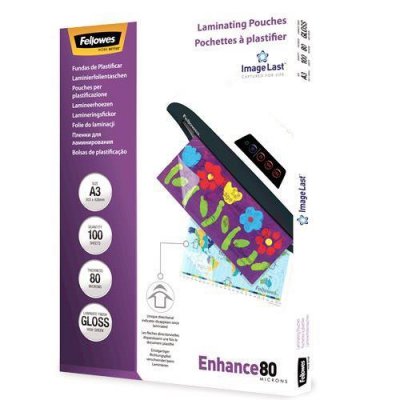 LAMINATOR POUCH IMAGELAST A3 80 100PCS 5306207 FELLOWES
