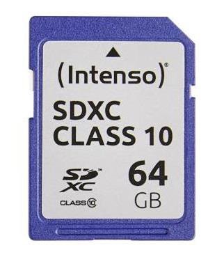PAMIĘĆ MICRO SDXC 64GB C10 W/ADAPTER 3411490 INTENSO