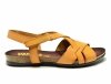Sandały 36 skóra VERANO 674 camel skórzane płaskie