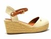 Sandały WRANGLER 40 BELA espadryle beżowe na koturnie