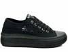 Półbuty 40 trampki LEE COOPER czarne 1618 ażurowane