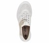 Półbuty sneakersy 40 RIEKER L3254 białe złote damskie żurowane