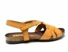 Sandały 36 skóra VERANO 674 camel skórzane płaskie