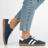 Półbuty sneakersy 36 skóra FILIPPO 6741 granatowe skórzane zamsz