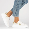 Półbuty sneakersy 37 skóra FILIPPO 6058 białe skórzane 
